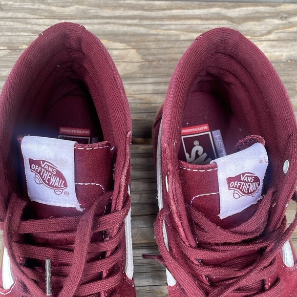 VANS SKATE SK8 HI PORT/GUM SOLE (RETAIL $85) - Picture 13 of 13
